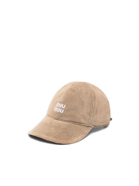 Miu Miu logo baseball cap