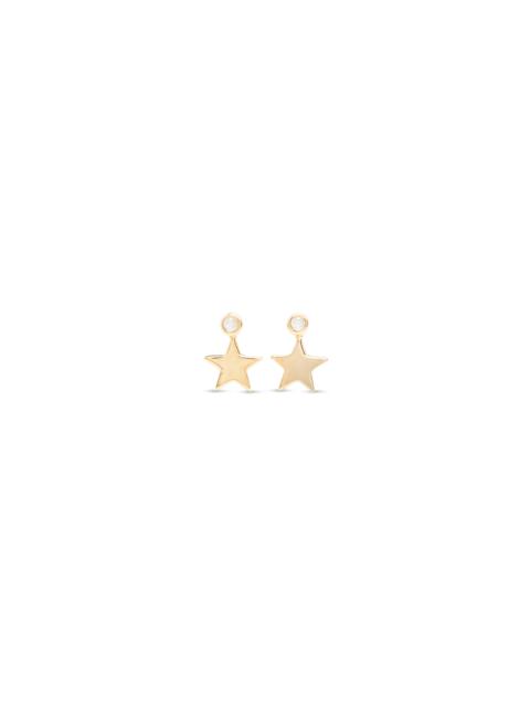 STONE AND STRAND Teeny Diamond Fallen Star Studs