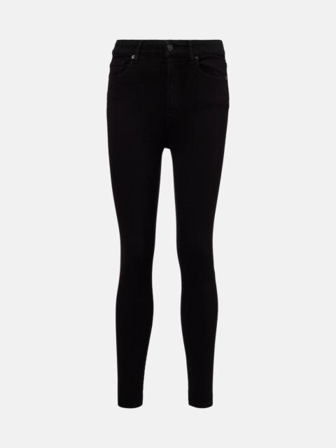 7 For All Mankind Aubrey high-rise skinny jeans
