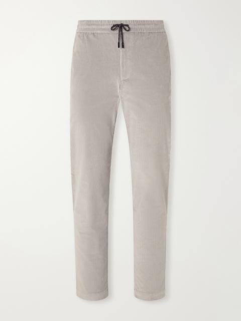 SEASE Mindset Slim-Fit Cotton-Blend Corduroy Drawstring Trousers