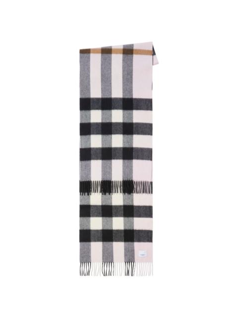 Burberry checked cashmere scarf