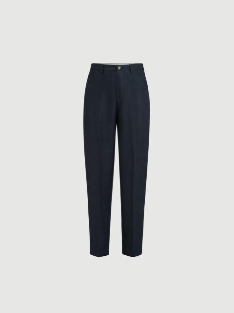 Brunello Cucinelli Cotton and linen panama trousers