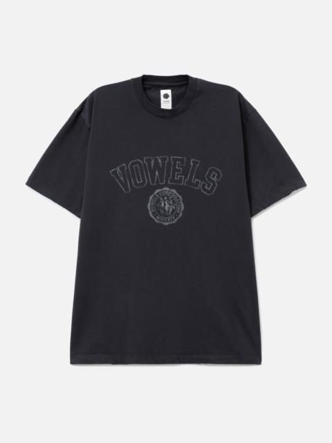 vowels FADED COLLEGIATE TEE