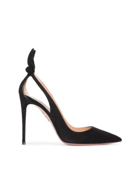AQUAZZURA 105mm Bow Tie pumps