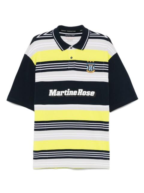 Martine Rose panelled polo shirt