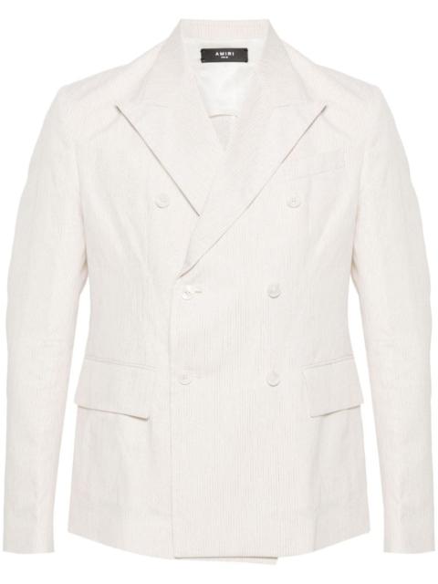AMIRI metallic-threading blazer