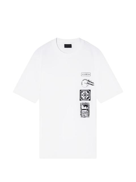 EMPORIO ARMANI graphic-print T-shirt