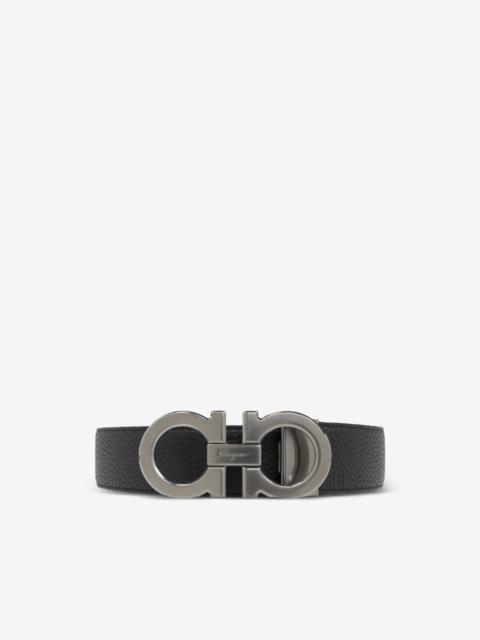 FERRAGAMO Gancini reversible leather belt