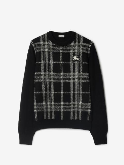 Burberry Check Wool Sweater