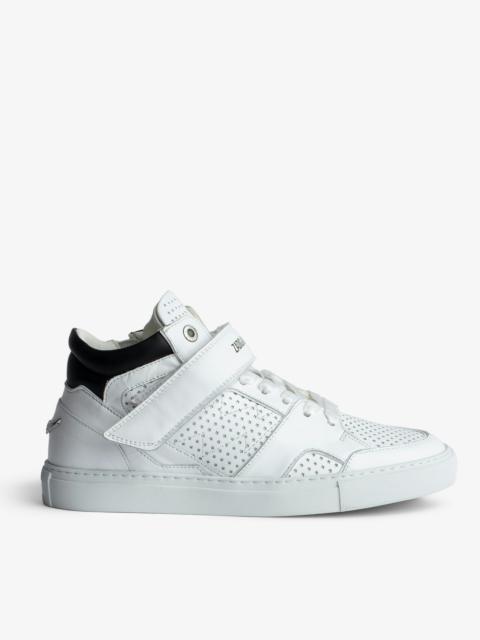 Zadig & Voltaire ZV1747 Mid Flash Smooth Sneakers