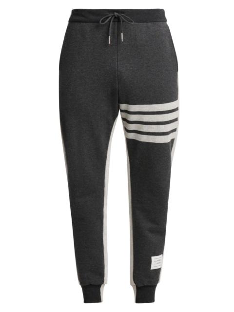 Thom Browne Men's Engineered 4-Bar Colorblocked Loopback Cotton Sweatpants - Dark Grey Pale Grey