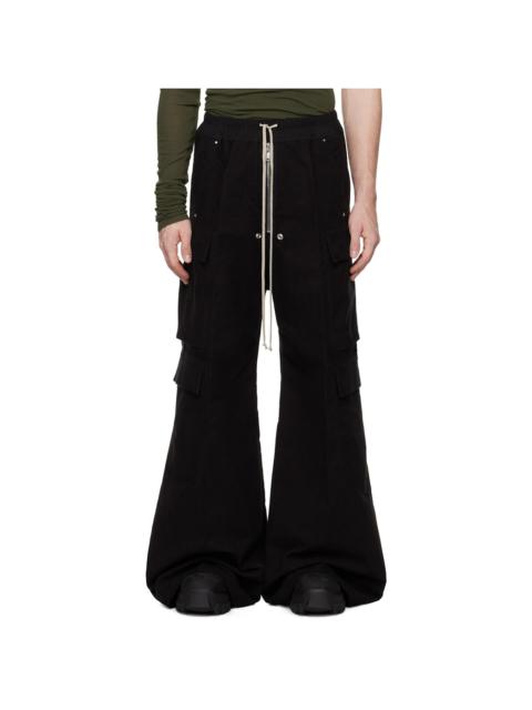 Rick Owens Black Porterville Cargobelas Cargo Pants