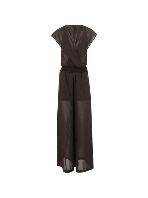 PINKO hooded flared jumpsuit