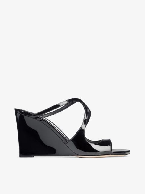 Anise Wedge 85
Black Patent Leather Wedge Mules