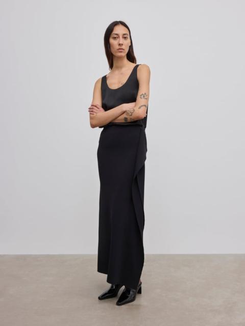 House of Dagmar Draped Knit Skirt
