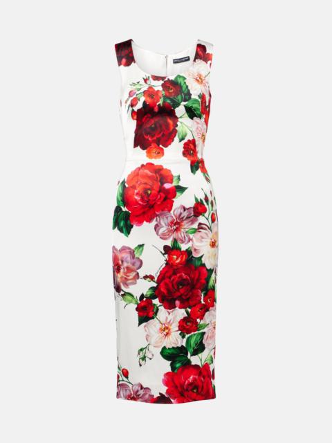 Dolce & Gabbana Floral midi dress