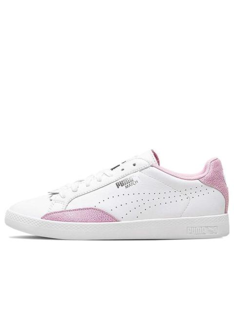 PUMA (WMNS) PUMA Match Lo Reset Casual Shoes White/Pink 362724-01