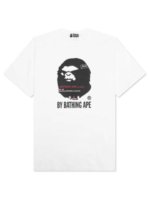 A BATHING APE® (B)Y BATHING APE TEE リラックス - WHITE