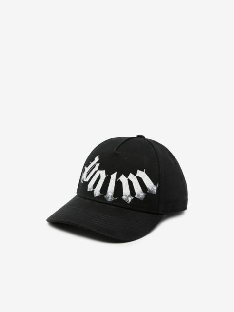 Palm Angels logo-print cap