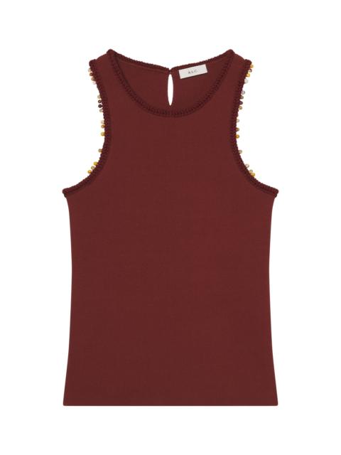 A.L.C. Nelly Beaded Knit Tank
