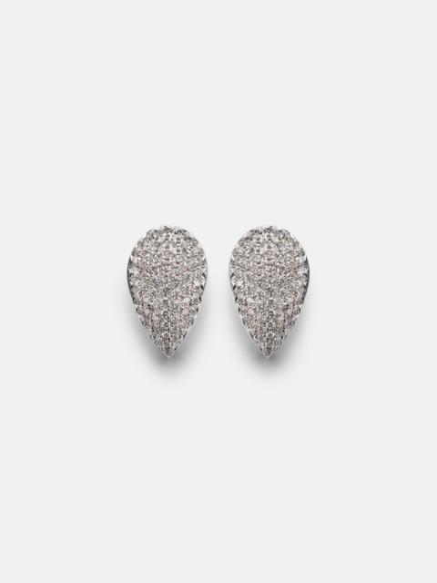 SUZANNE KALAN 18kt white gold earrings with diamonds
