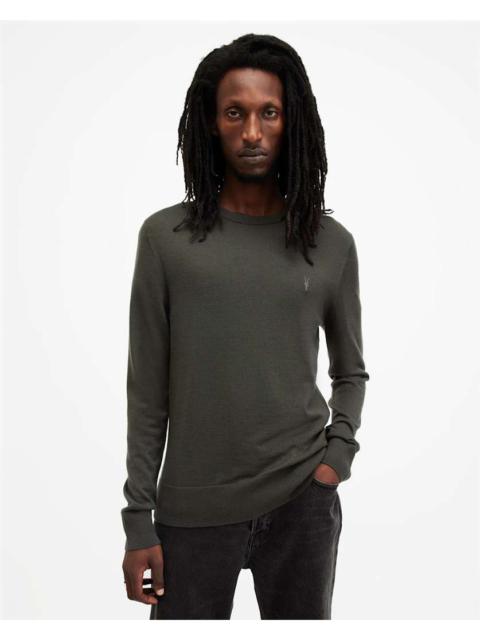 ALLSAINTS MODE MERINO CREW NECK RAMSKULL SWEATER