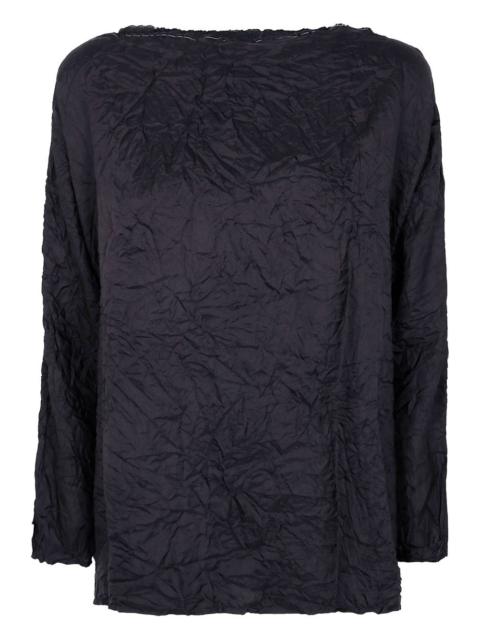 Daniela Gregis boat-neck long-sleeve blouse