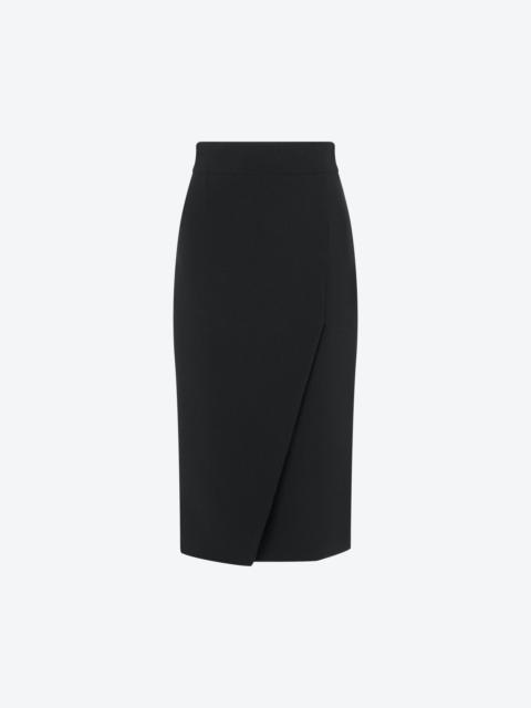 STRETCH CRÊPE SKIRT