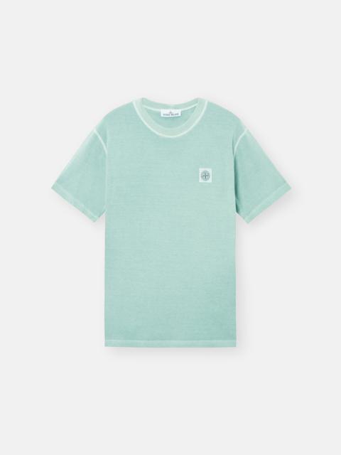 Stone Island 2100237 ORGANIC COTTON JERSEY 'FISSATO' EFFECT