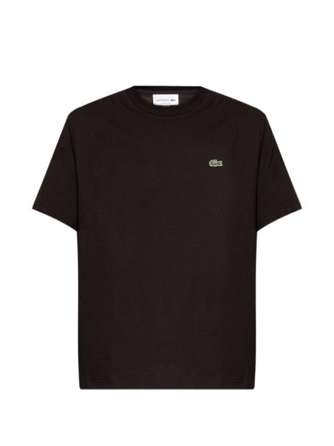 LACOSTE logo-appliqué T-shirt