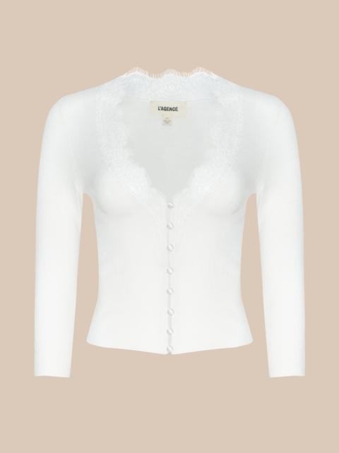 L'AGENCE Eluna Cardigan Top