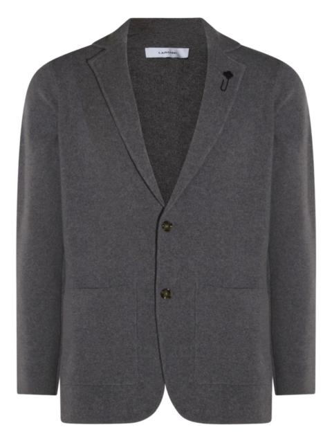 LARDINI buttoned wool blazer