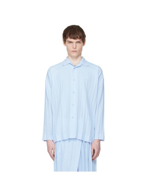 ISSEY MIYAKE Blue Edge Ensemble Shirt