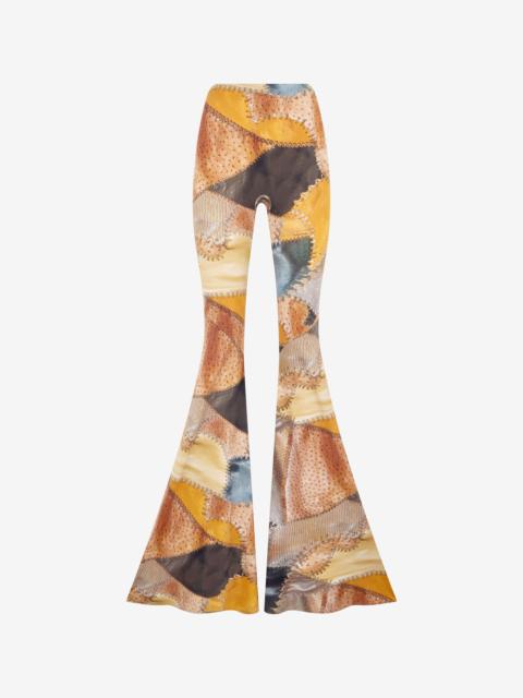 Roberto Cavalli Patchwork Print Trousers