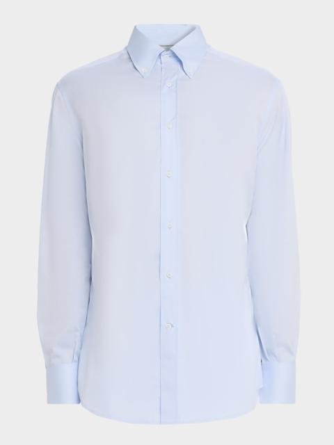 Brunello Cucinelli Men's Twill Classic Fit Button-Down Shirt