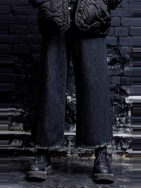 R13 ANKLED D'ARCY JEAN - KOZE RINSED BLACK