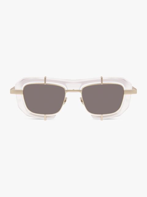 JW Anderson JWA03 GEOMETRIC SUNGLASSES | CLEAR/BLACK