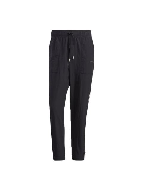 adidas neo M Sw Lw Tp Casual Sports Lacing Breathable Long Pants Black H57450