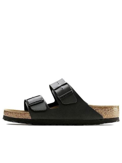 Birkenstock Arizona Soft Footbed Birko-Flor Narrow Fit 'Black' 0551253