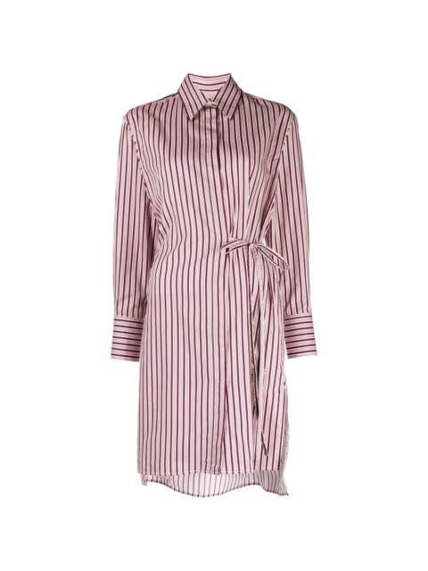 Maison Kitsuné striped shirt minidress