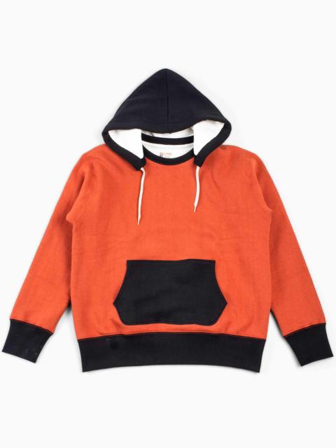 The Real McCoys MC20119 Double Face After-Hooded Sweatshirt Burgundy/Black