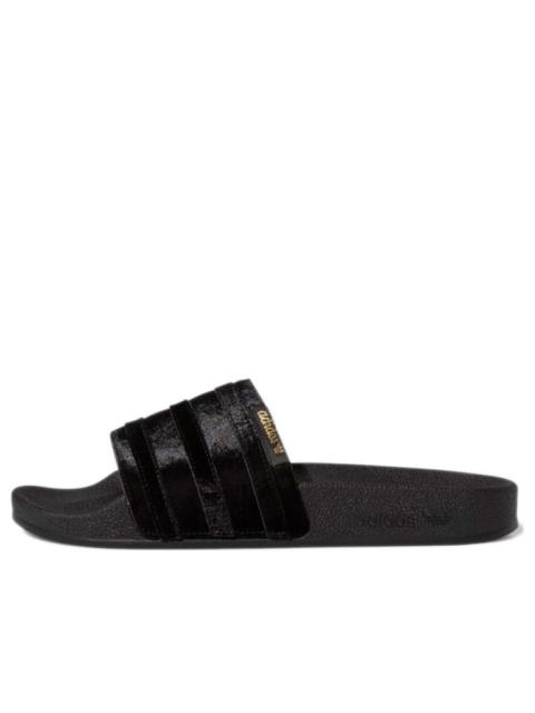 adidas (WMNS) adidas Adilette Slide 'Black Gold Metallic' GZ6146