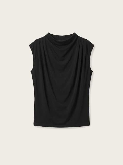 ALLSAINTS EMERSON SLEEVELESS PLEATED TOP