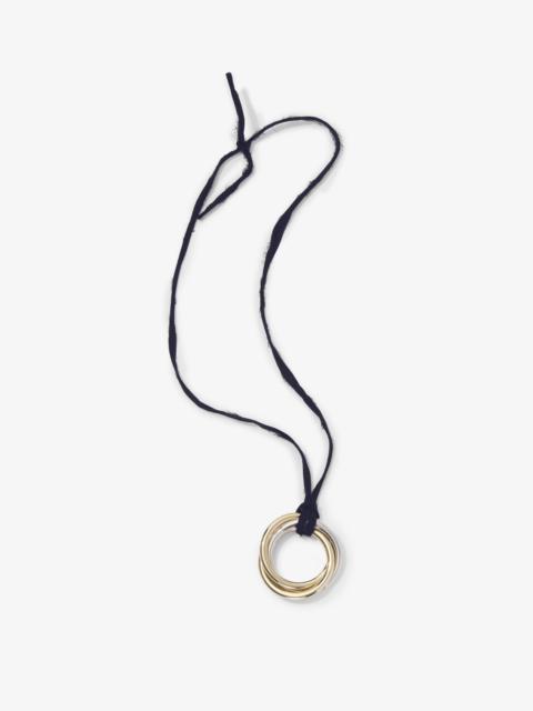 Proenza Schouler 3-Ring Pendant Necklace