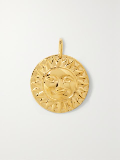 Marina B Soleil 18-karat Gold Emerald Pendant