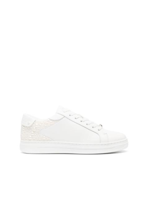 Rome/F pearl-embellished sneakers
