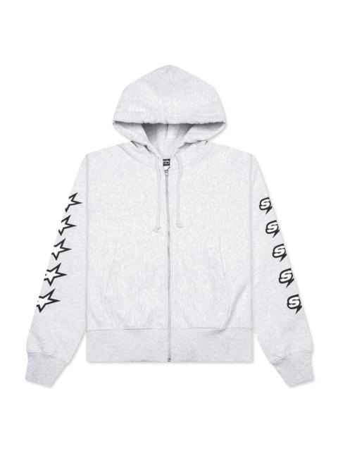 Stüssy SPEEDWAY ZIP HOODIE - ASH HEATHER