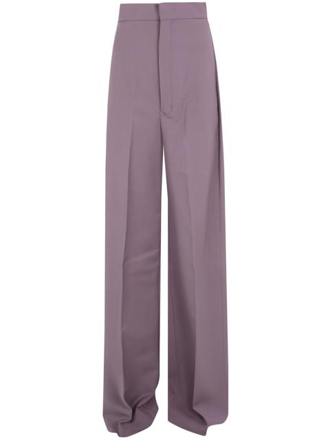 Rick Owens Trousers Wool Pink "Dirt Cooper"