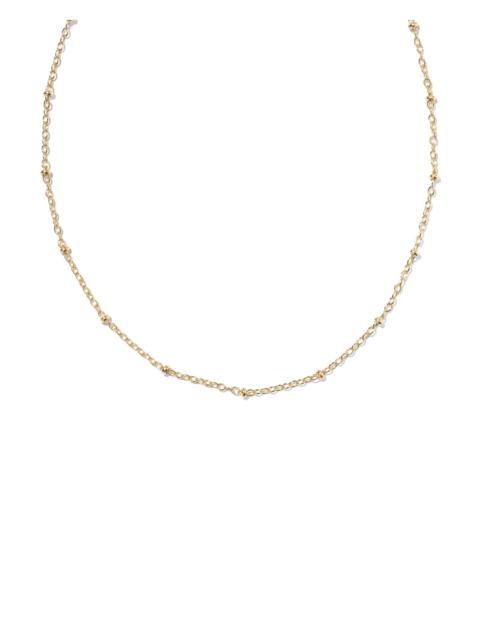 KENDRA SCOTT Evelyn 14k Gold-Filled Single Satellite Chain Necklace