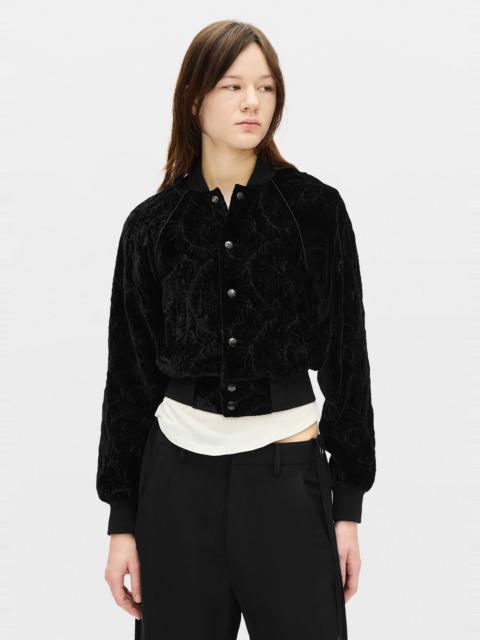 Ann Demeulemeester Arya Velvet Bomber Jacket